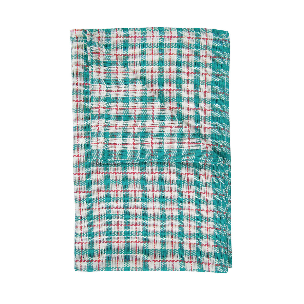 Coloured Check Tea Towel (10 Pack)