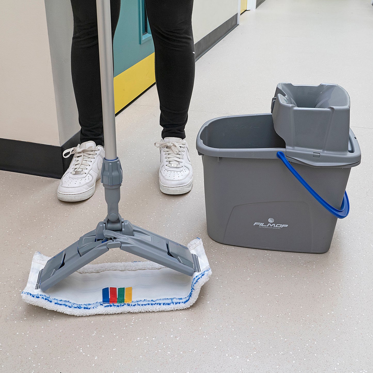 Easy Wash Flat Mop Kit 15L