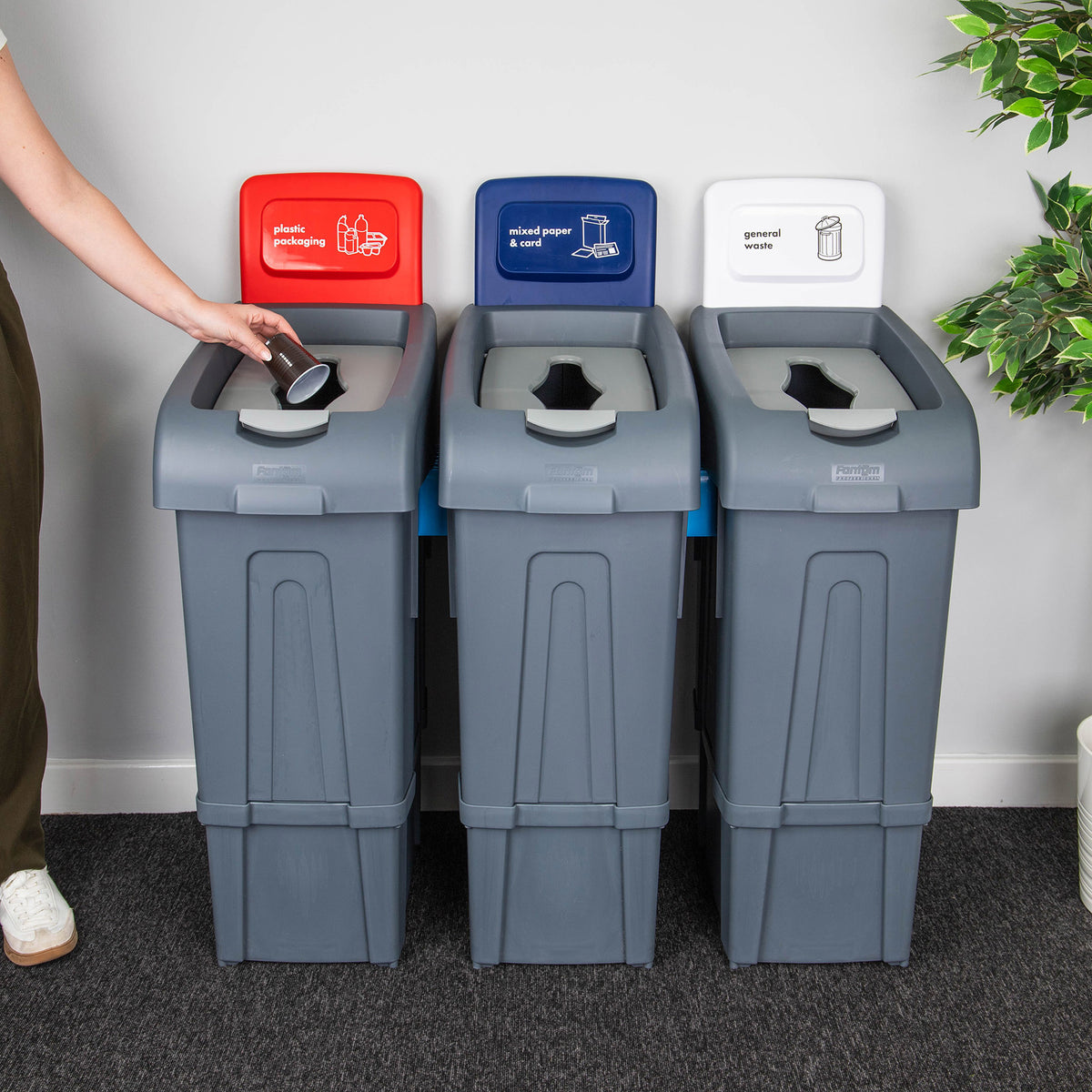 Procycle Recycling Bin, Lid & Back Panel 80L
