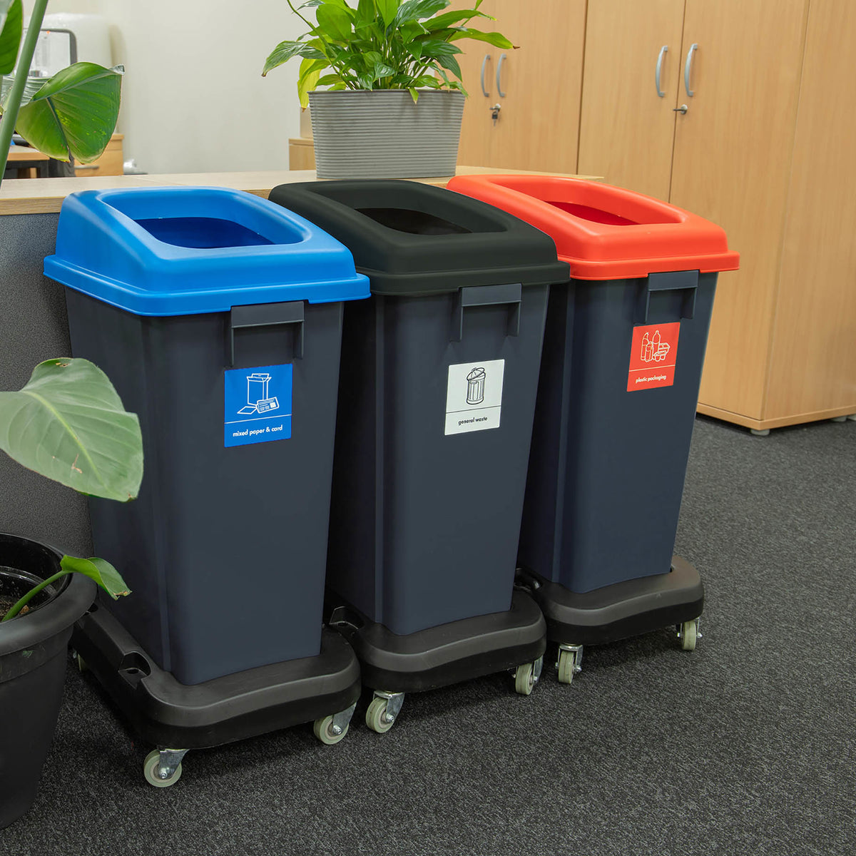 Eco Recycling Buddy Bin 60L & Lid
