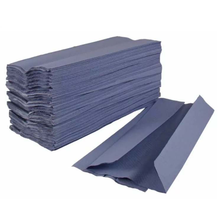 Fourstones V-Fold Hand Towel - Blue (Full Box)