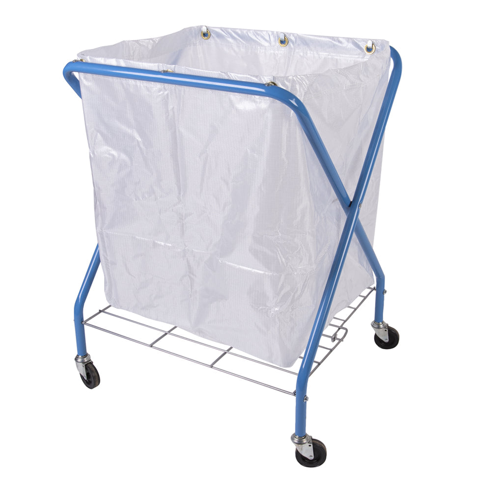 Folding Waste Cart & 205L Heavyweight Vinyl Bag