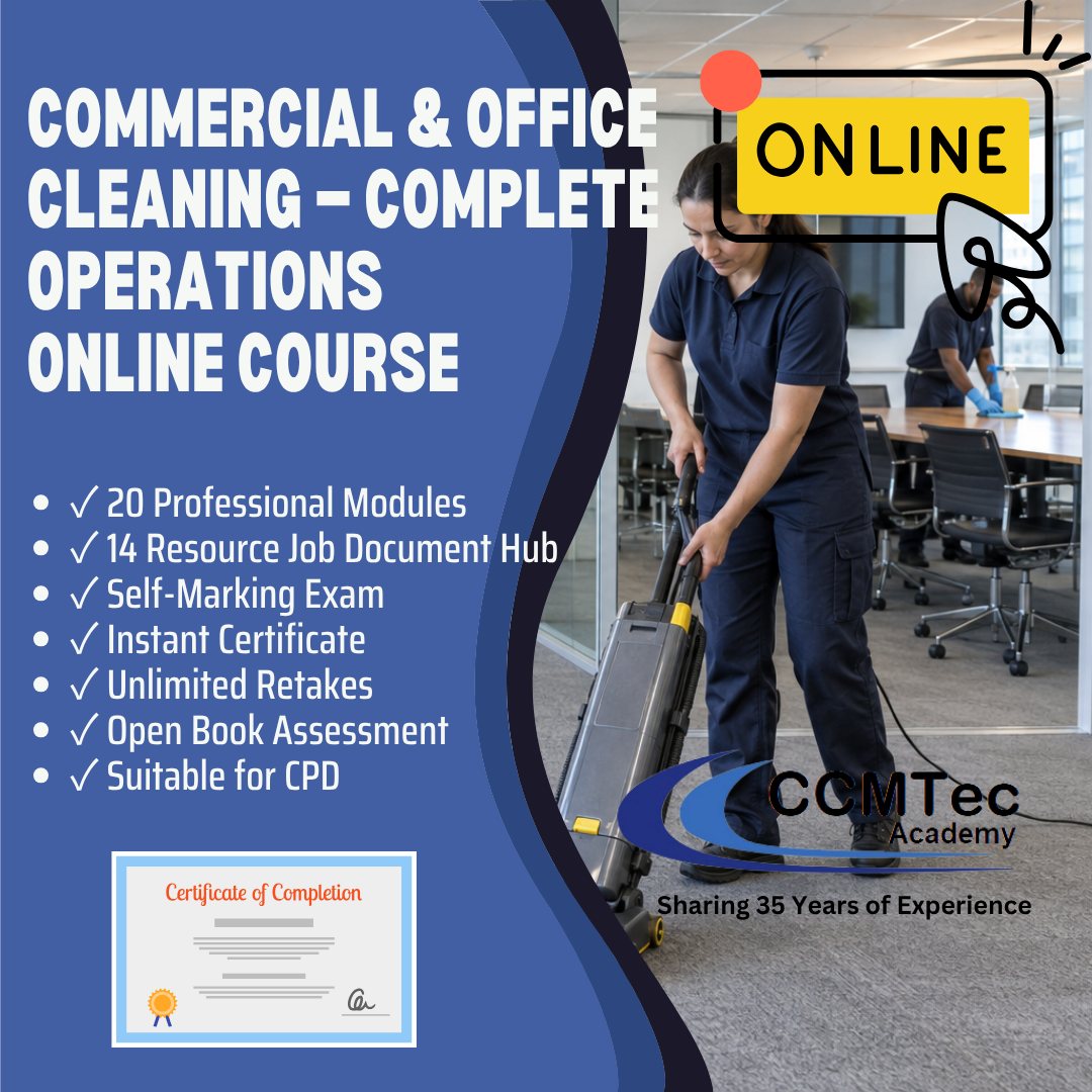 Professional Commercial & Office Cleaning — Complete Operations Online Course