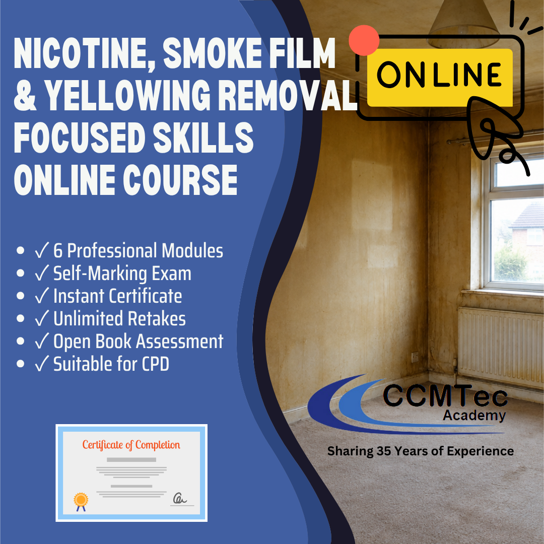 Nicotine, Smoke Film & Yellowing Removal — Focused Skills Online Course