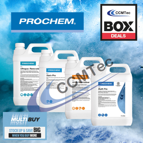 Prochem Carpet Cleaning Chemicals Mixed Box Deal 10