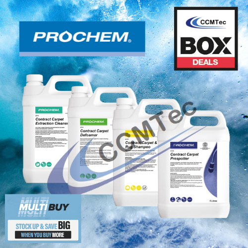 Prochem Carpet Cleaning Chemicals Mixed Box Deal 12
