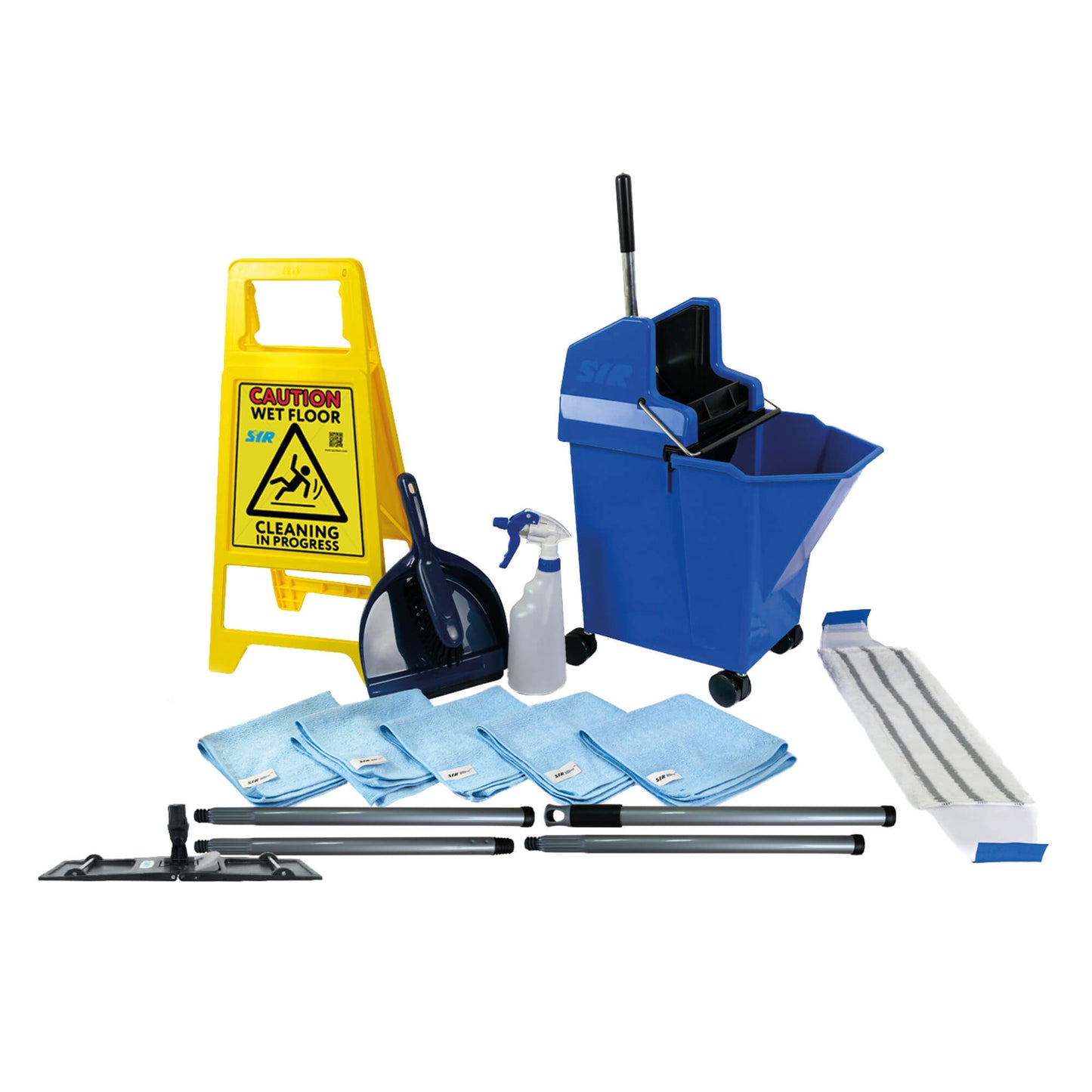 SYR Flat Mopping Starter Kit Blue