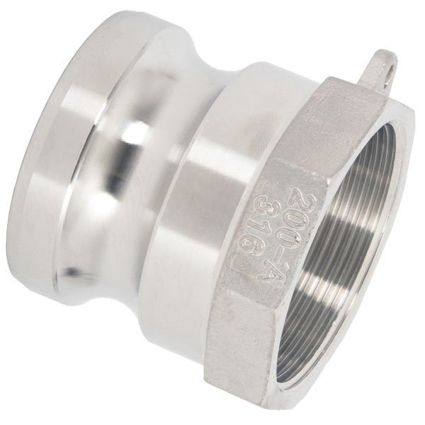 Action Sealtite Snaplock Type A Cam Lever Adaptor - AISI316 – A200-SS
