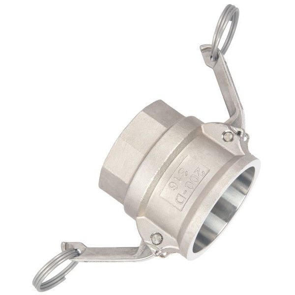 Action Sealtite Snaplock Type D Cam Lever Coupler - AISI316 – D125-SS