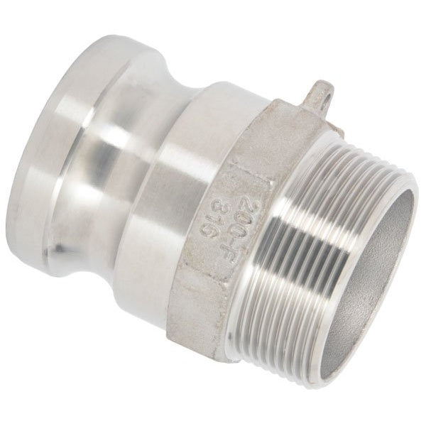 Action Sealtite Snaplock Type F Cam Lever Adaptor - AISI316 – F150-SS