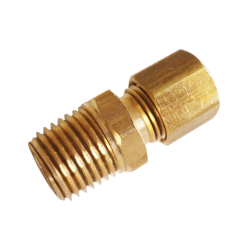 1/4 x 1/4 COMP x MIP Brass Fitting