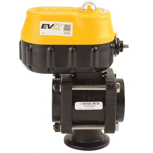 Banjo 12V ELEC 3WAY VALVE 1"1/4F THREAD/FLANGE – 9901-EVX125BL