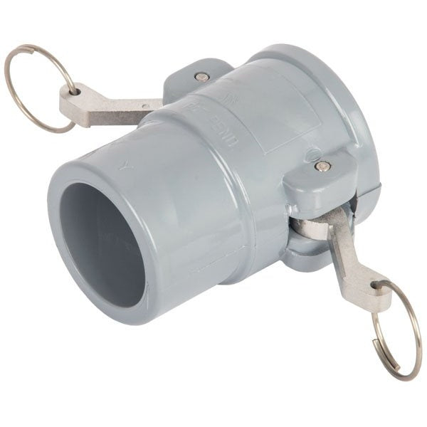 Bee Valve Socket Solvent Weld Cam Lever Coupling - PVC – 9912-100-Y