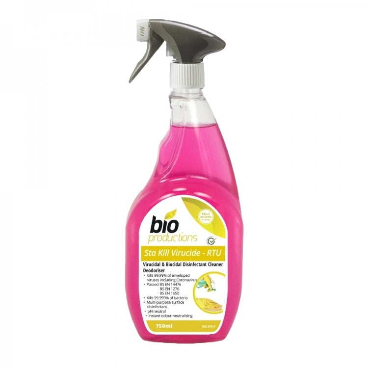 Bio Productions Sta-Kill Virucidal Cleaner and Deodoriser 750ml