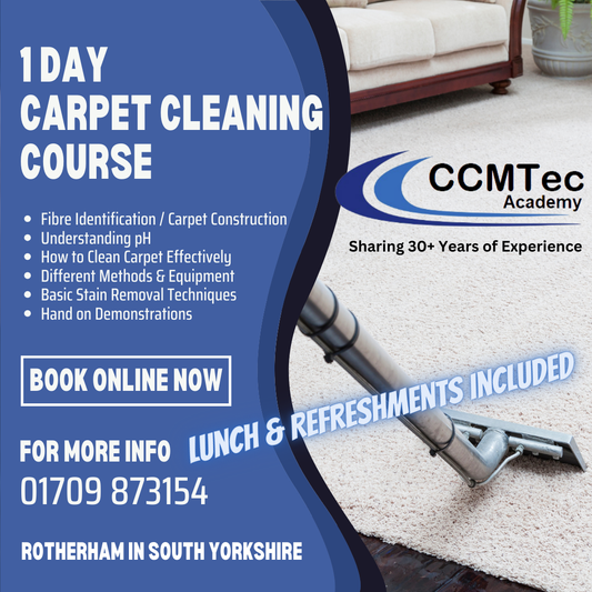 Ccmtec academy 1 day carpet cleaning training course