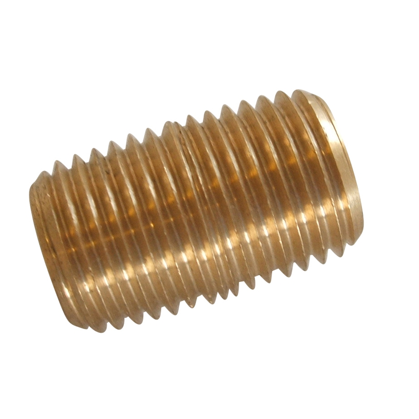 1/4 nipple brass