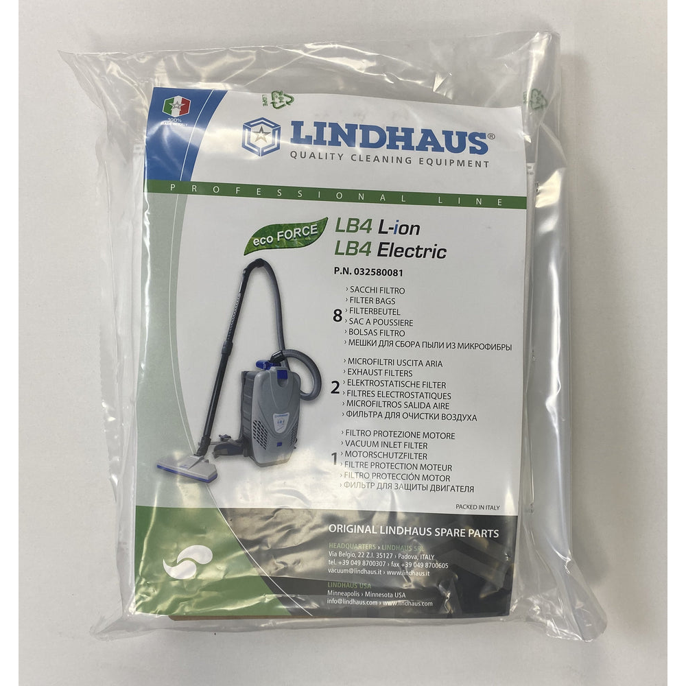 Prochem LB4 Pack of 8 micro-fibre bags & micro-filters