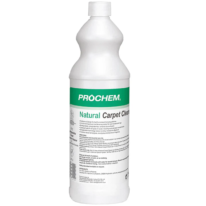 Prochem natural carpet cleaner
