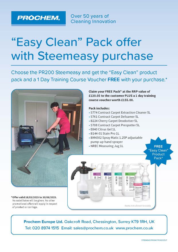 Prochem Steemeasy PR200 Carpet & Upholstery Cleaning Machine