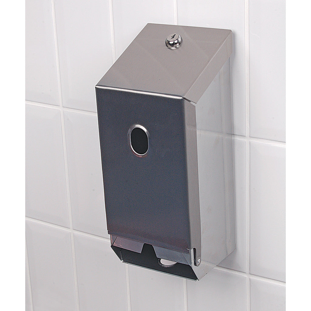 Robert Scott Toilet Roll Dispenser Stainless Steel Twin
