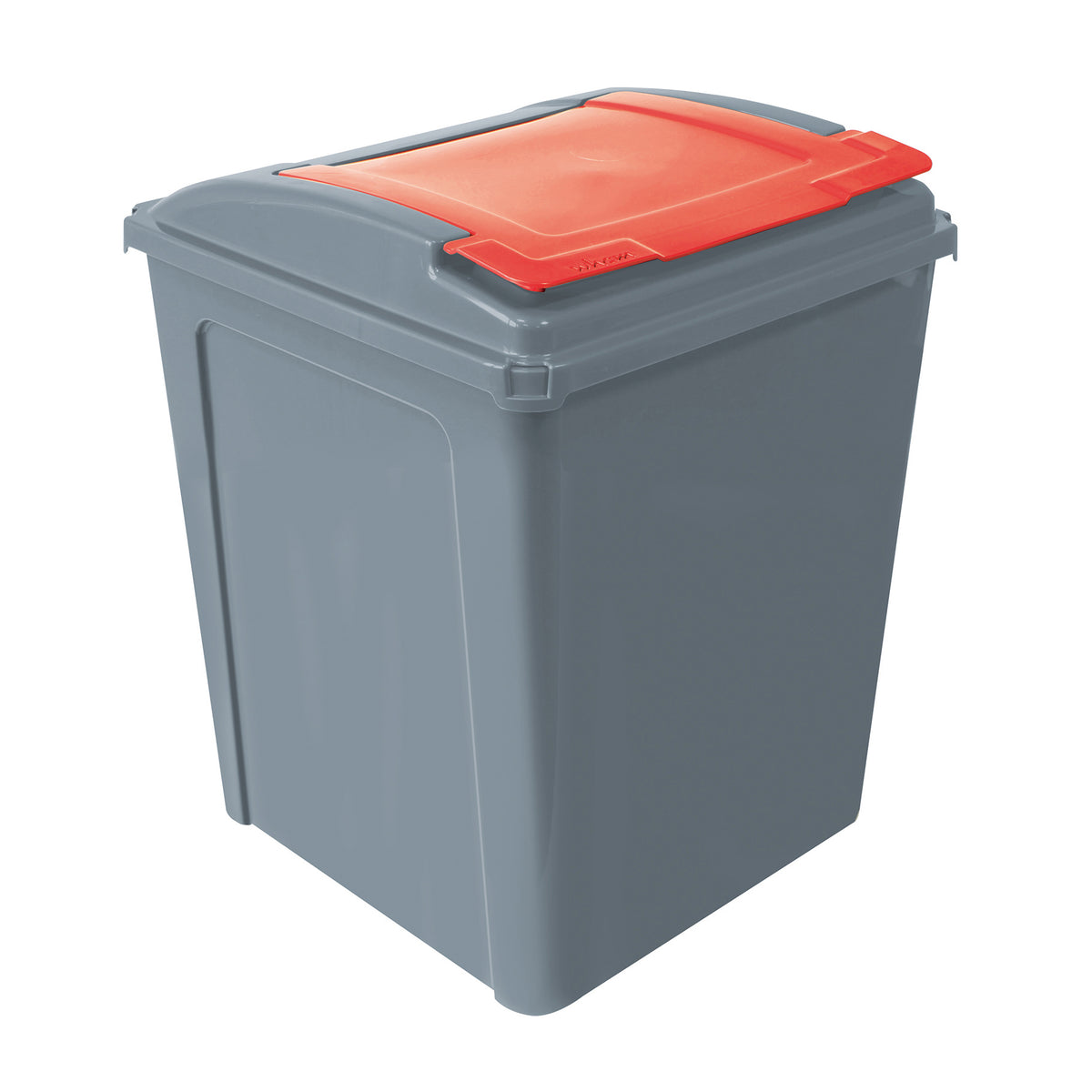 Robert Scott Contract Waste Recycling Bin & Lid 50L – Box of 8 – Red