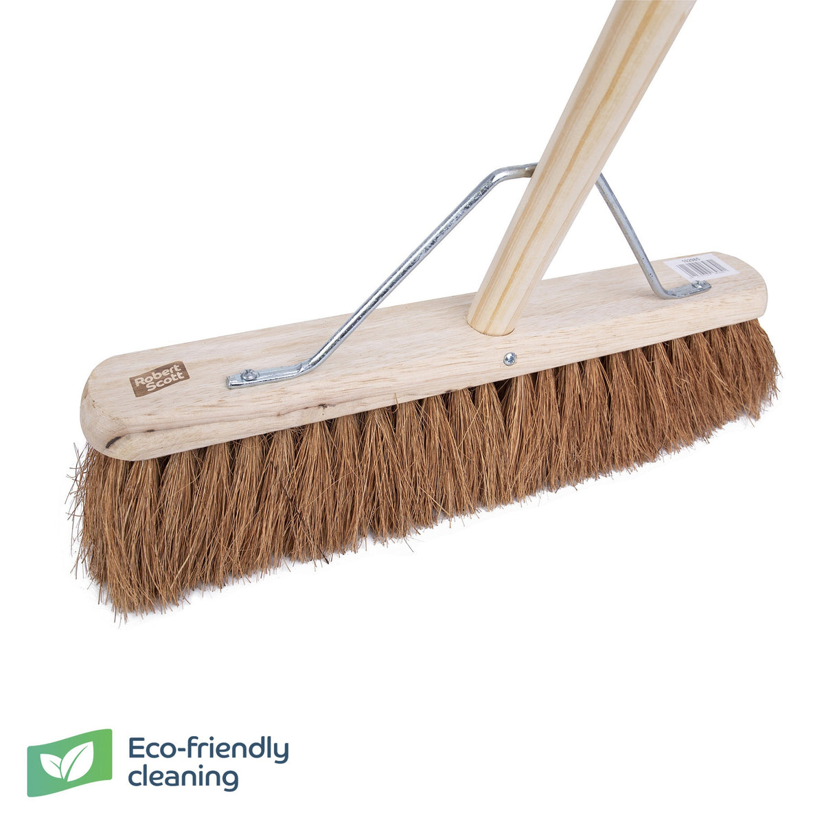 Robert Scott Wooden Broom FSC Platform Soft Stay 18" & H/D 55"