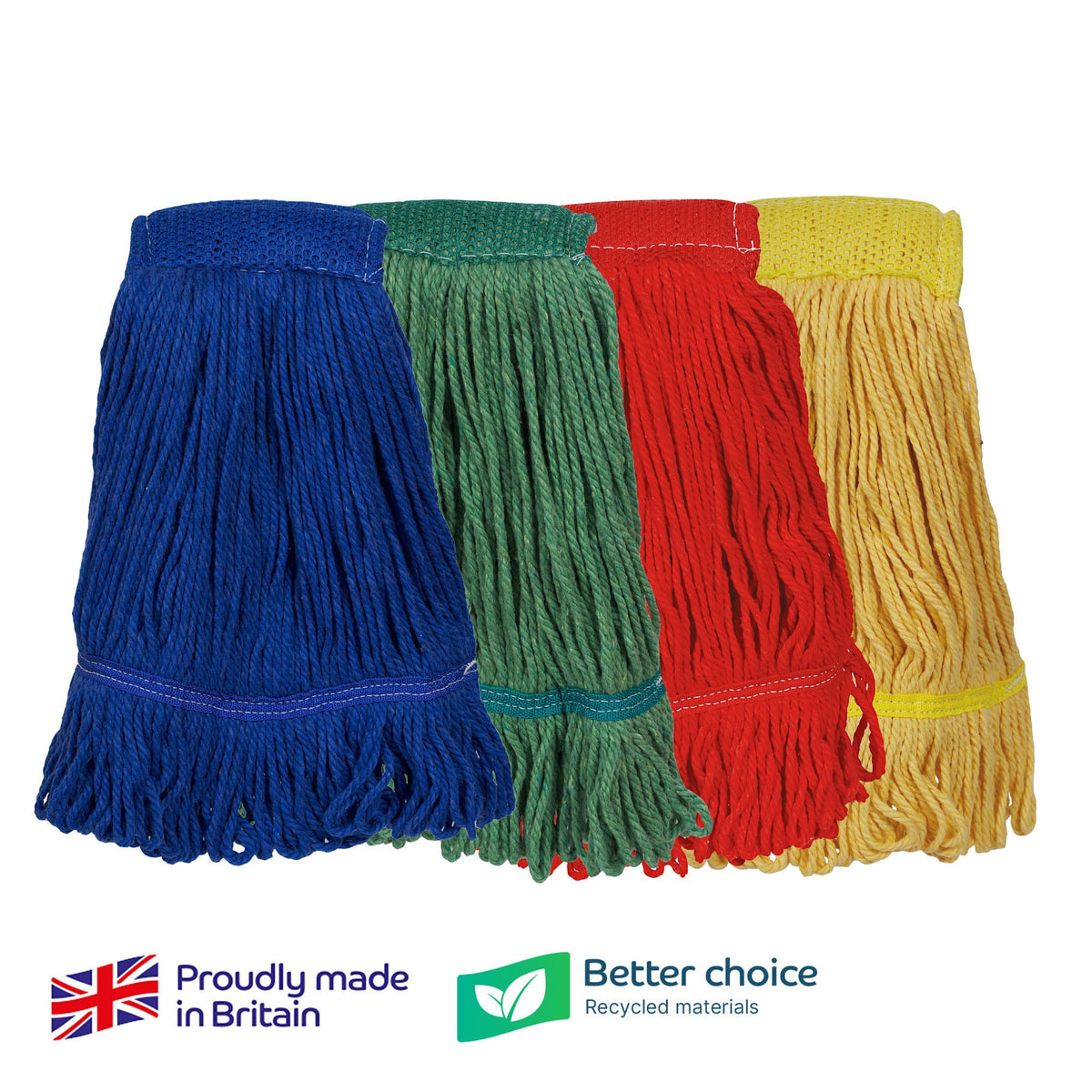 Robert Scott Coloured Hygiemix Kentucky Mop 340g – Box of 10