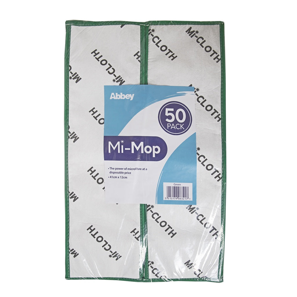 Robert Scott Mi-Mop Microfibre Flat Mop Disposable – Box of 500