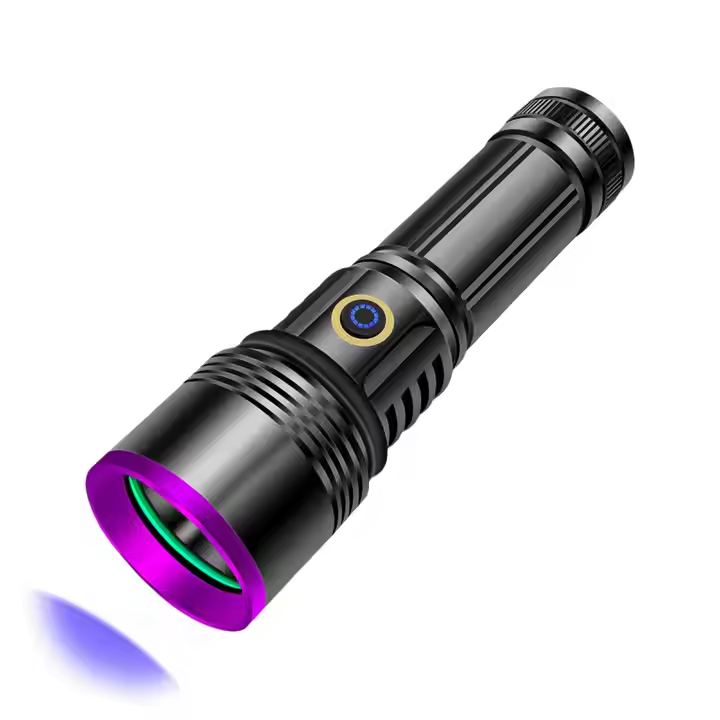 20W 365nm UV Flashlight Portable Professional Ultraviolet Black Light LED Light for Pet Urine Detection