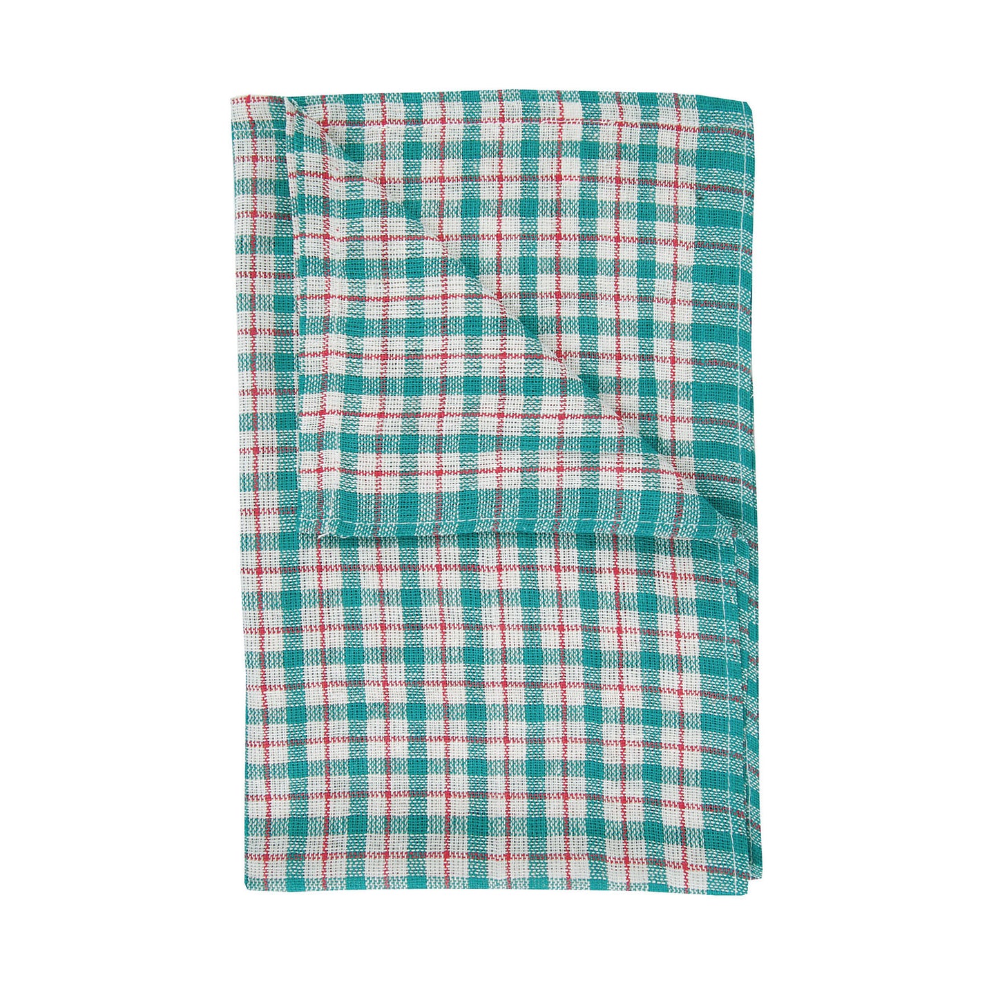Coloured Check Tea Towel (10 Pack)