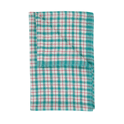 Coloured Check Tea Towel (10 Pack)
