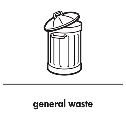 Recycling Sticker English