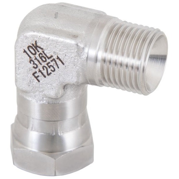 10K BSP 90° Elbow Swivel - AISI 316L – 501-1131