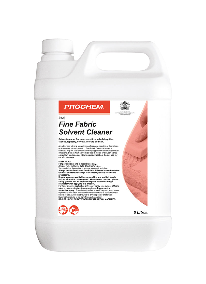 Prochem Fine Fabric Solvent Cleaner - B137-05 | CCMTec – CCMTec ...