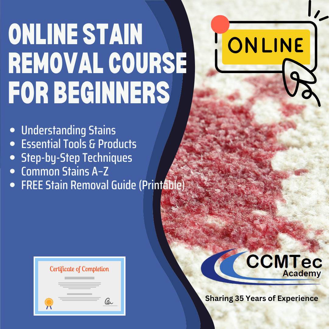 Online Basic Stain Removal Course