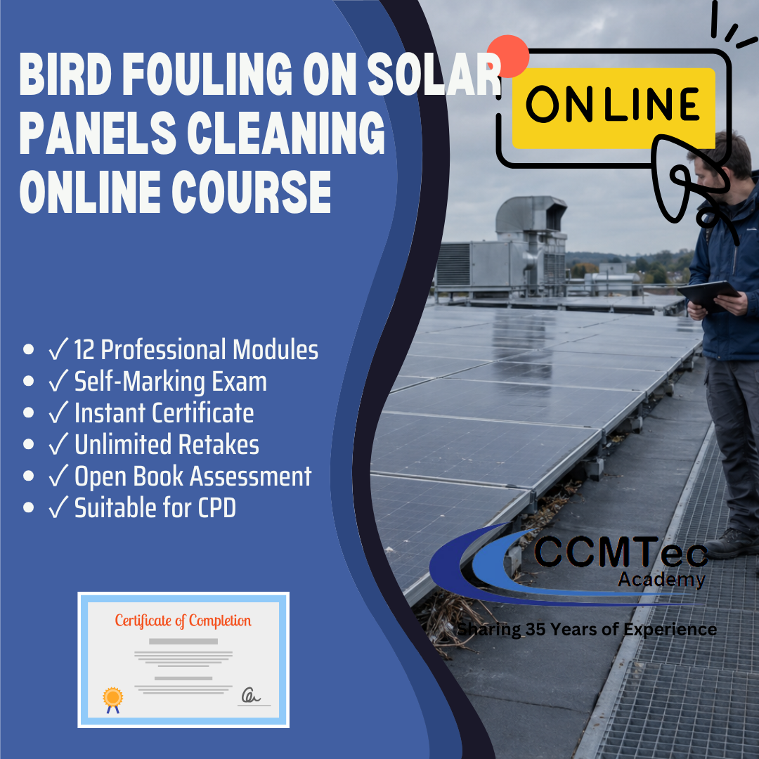 Bird Fouling on Solar Panels & Roof Equipment — Professional Specialist Online Course
