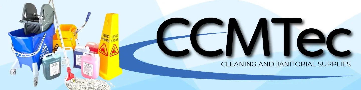 CCMTec cleaning and janitorial supplies banner