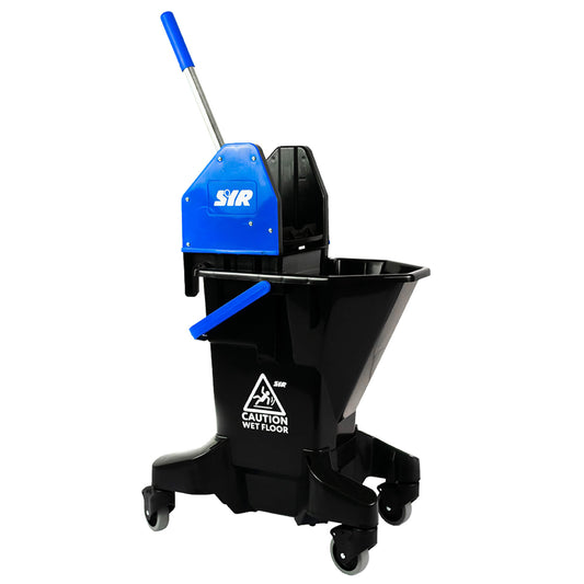 SYR Long Tall Sally Recycled Plastic Kentucky Mop Bucket & Wringer - Blue