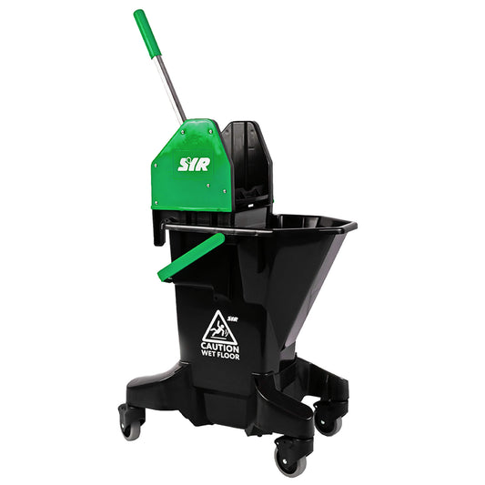 SYR Long Tall Sally Recycled Plastic Kentucky Mop Bucket & Wringer - Green