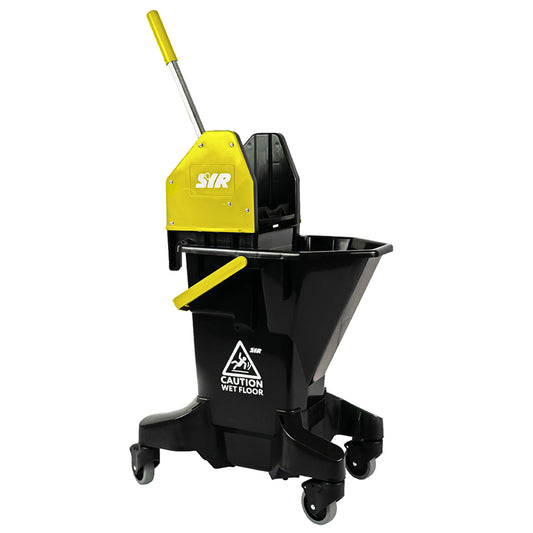 SYR Long Tall Sally Recycled Plastic Kentucky Mop Bucket & Wringer - Yellow
