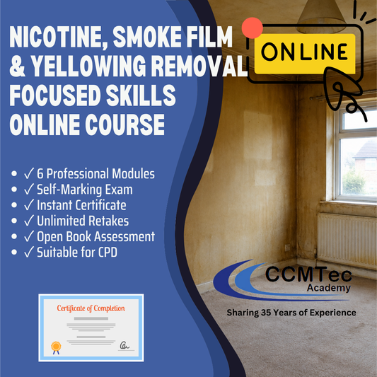 Nicotine, Smoke Film & Yellowing Removal — Focused Skills Online Course