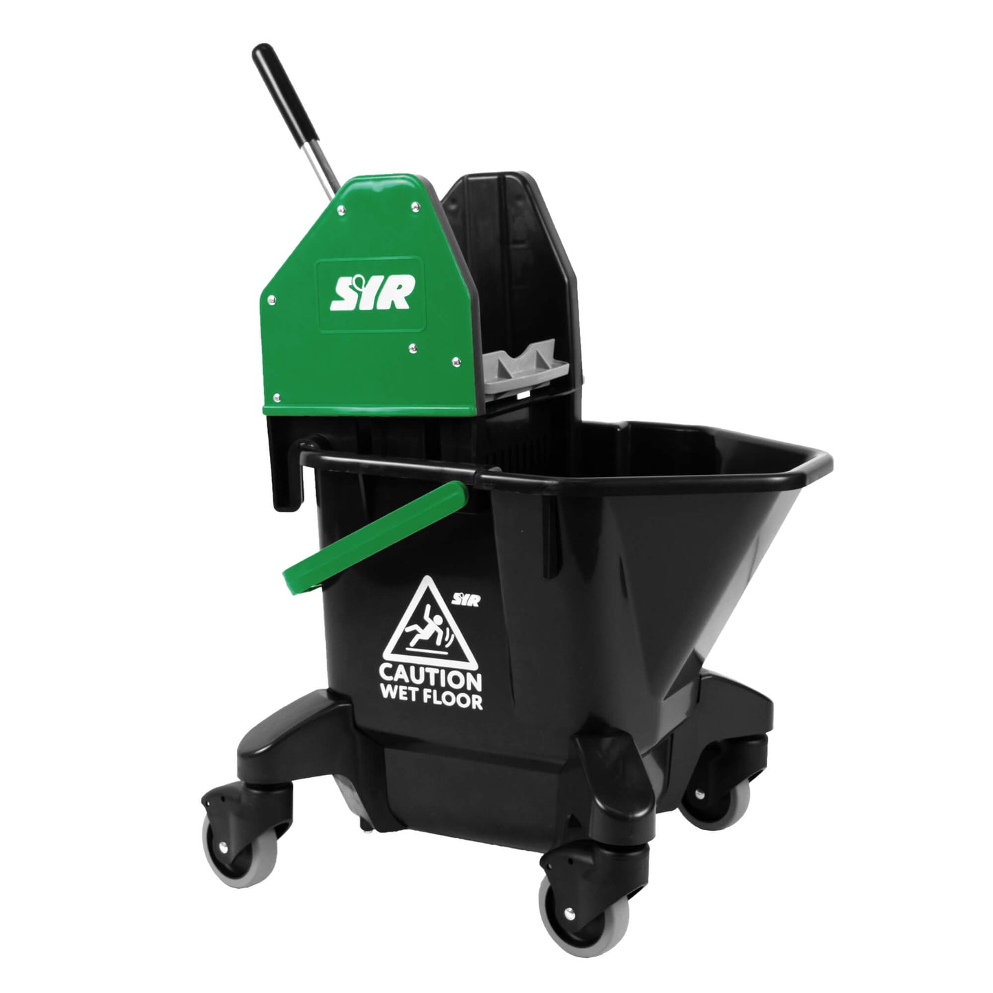 SYR Recycled Plastic Kentucky Mop Bucket & Wringer - TC20-R - Green