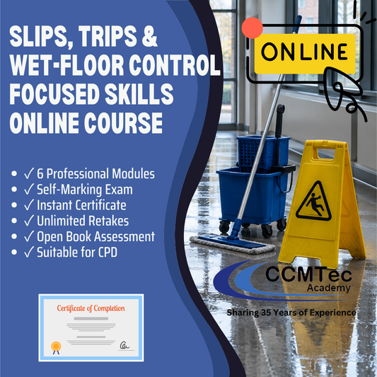Slips, Trips & Wet-Floor Control — Focused Skills Online Course