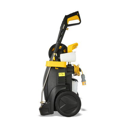 V-TUF V7 110v 150Bar, 6L/min Tough DIY Site Electric Pressure Washer - With Professional Accessories & 10M Hose Reel
