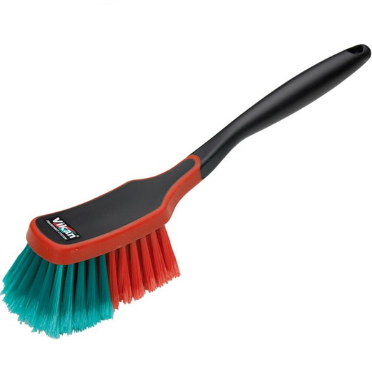 Vikan Hand Brush with Rubber Edge