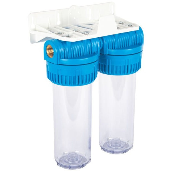 AQUA 10" FP3 Series Duplex Filter Housing – 402-2050