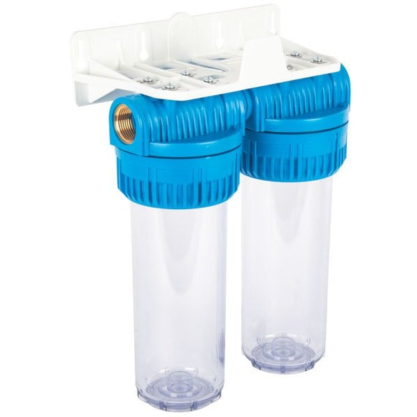 AQUA 10" FP3 Series Duplex Filter Housing – 402-2051