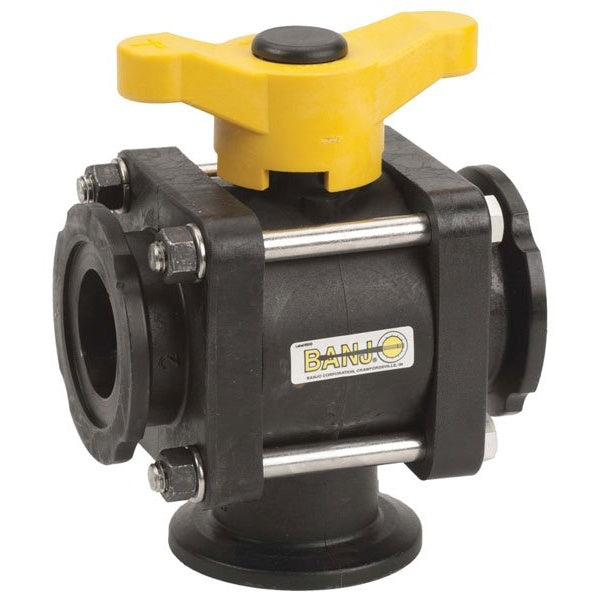 Banjo 3 Way Ball Valve - L Port – 9901-MV100BL