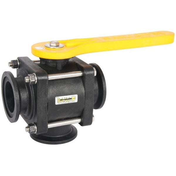 Banjo 3 Way Ball Valve - L Port – 9901-MV220BL