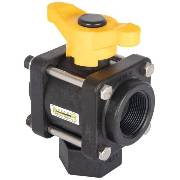 Banjo 3 Way Ball Valve - L Port – 9901-V125BL